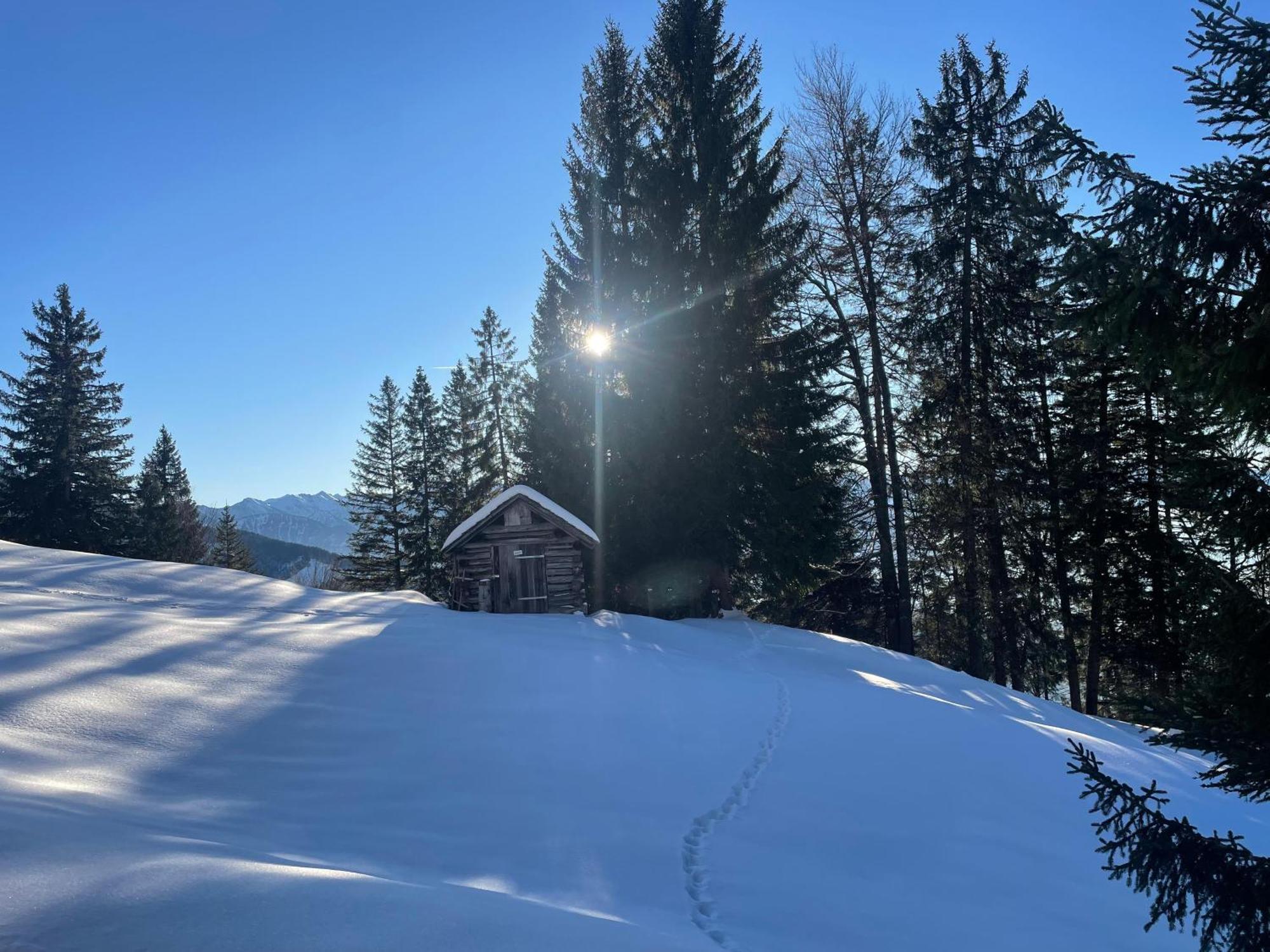Gemuetliche Wohnung Mit Talblick Batschuns Esterno foto